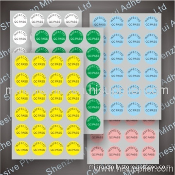 Custom Qc&amp;qa Labels From Different Materials In China 